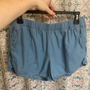 Madewell blue dolphin shorts